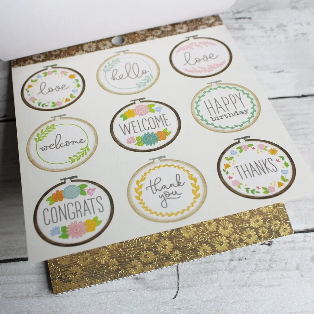 Jen Hadfield Scrapbook Cardstock Paper Pad 6
